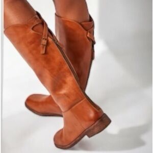 Free People Tan Heeled Boots